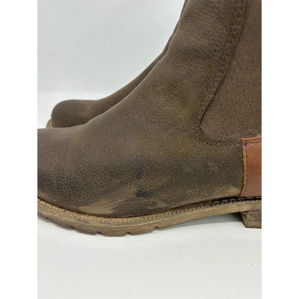 Ariat Wexford H2O Womens Chelsea Ankle Boots Brown Waterproof Pull On Size 8.5